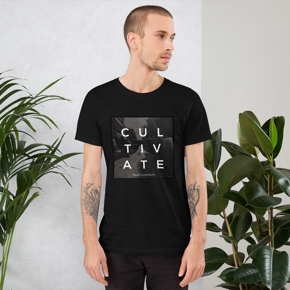 Cultivate Your Curiosity Glasses Print Unisex T-Shirt