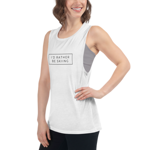 I'd Rather Be Skiing Women's Vest Tank Top