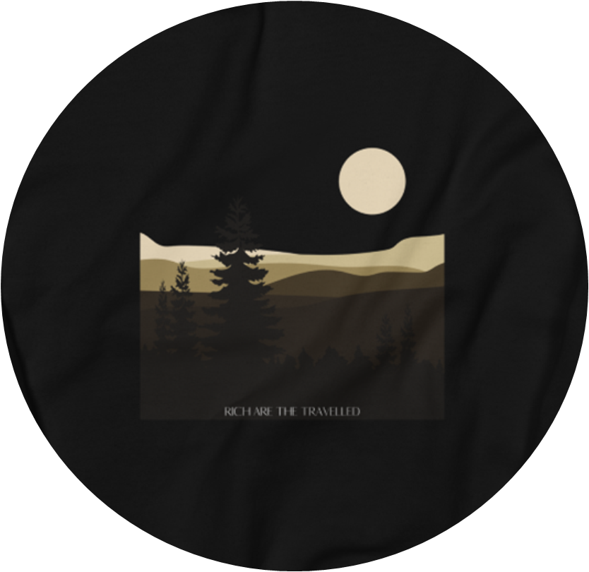 Rich Are the Travelled Scenic Unisex Sweatshirt