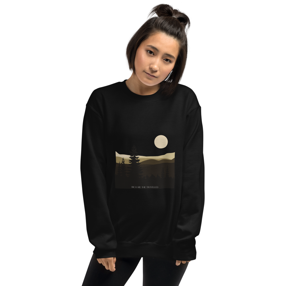 Rich Are the Travelled Scenic Unisex Sweatshirt