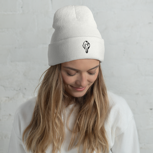 Fox Skull Cuffed Beanie