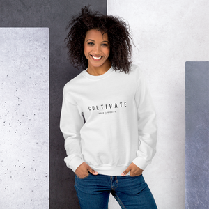 Cultivate Your Curiosity Unisex Sweatshirt - Black Font