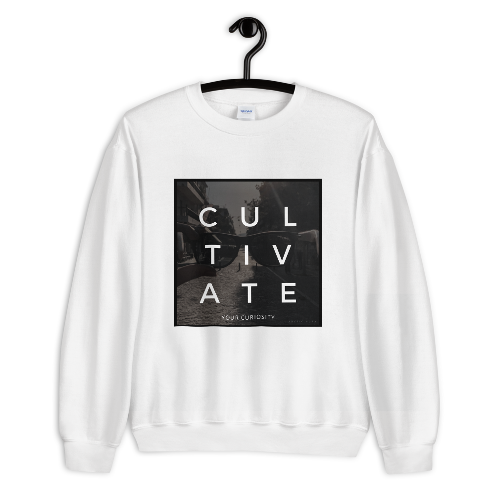 Cultivate Glasses Print Unisex Sweatshirt