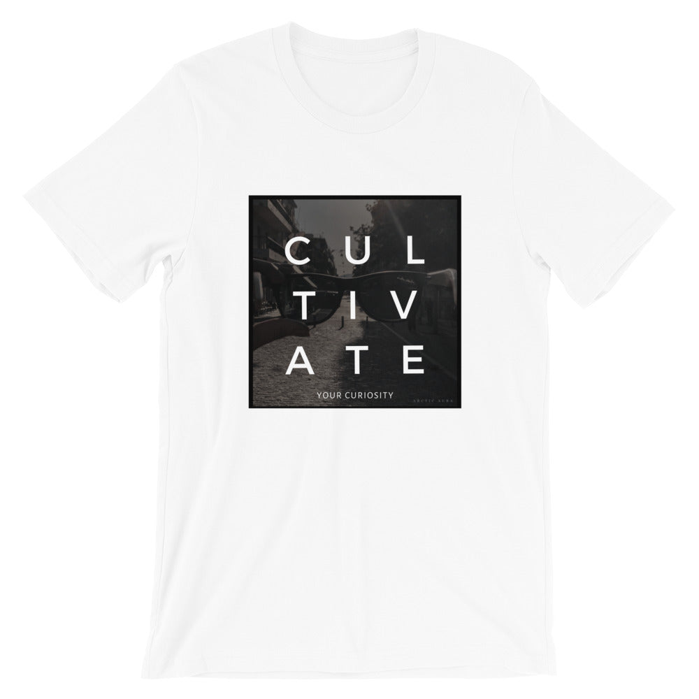 Cultivate Your Curiosity Glasses Print Unisex T-Shirt