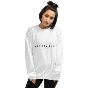 Cultivate Your Curiosity Unisex Sweatshirt - Black Font