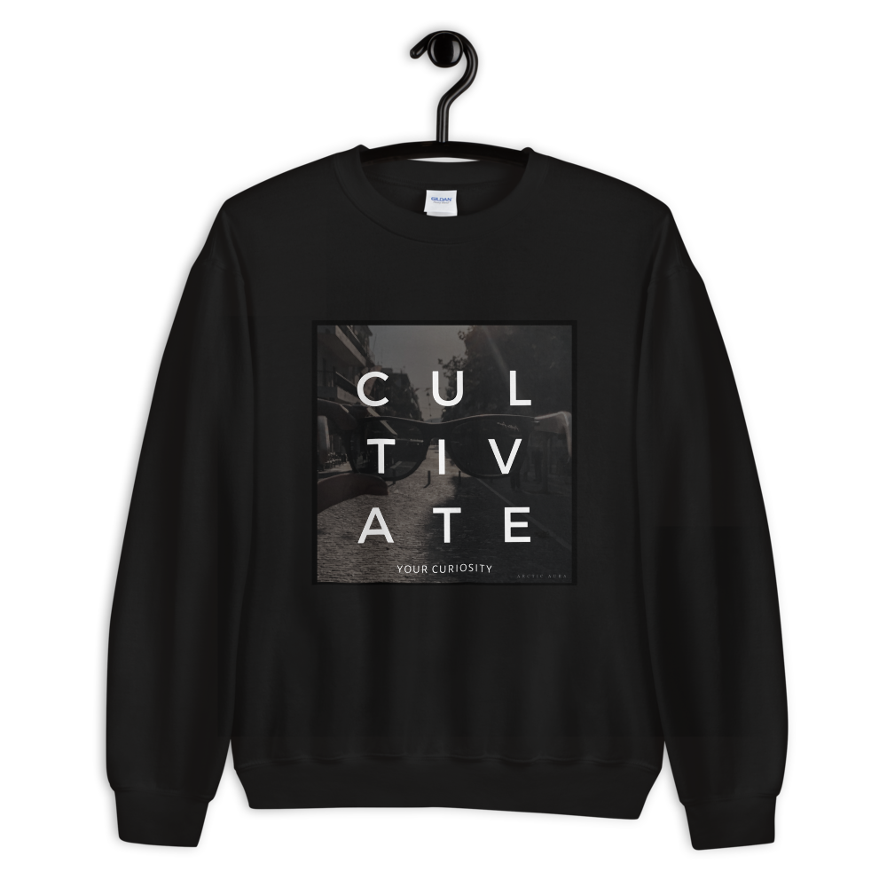 Cultivate Glasses Print Unisex Sweatshirt