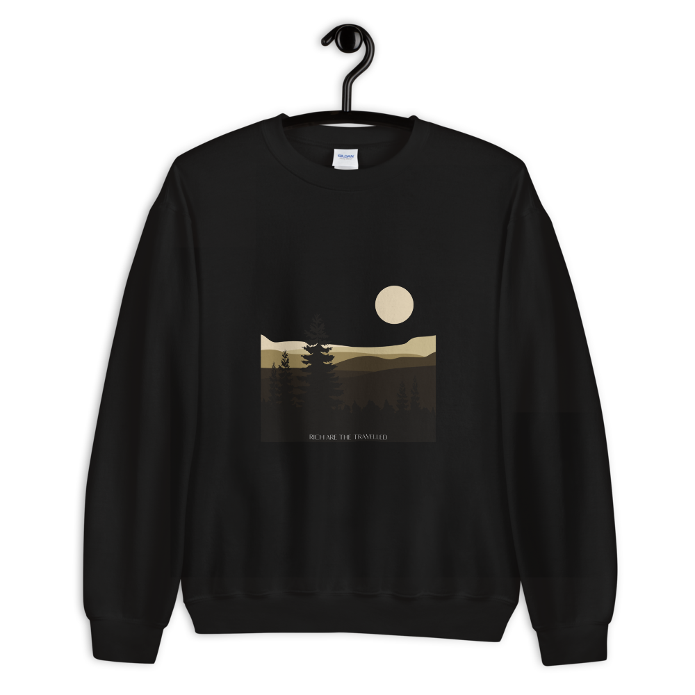 Rich Are the Travelled Scenic Unisex Sweatshirt