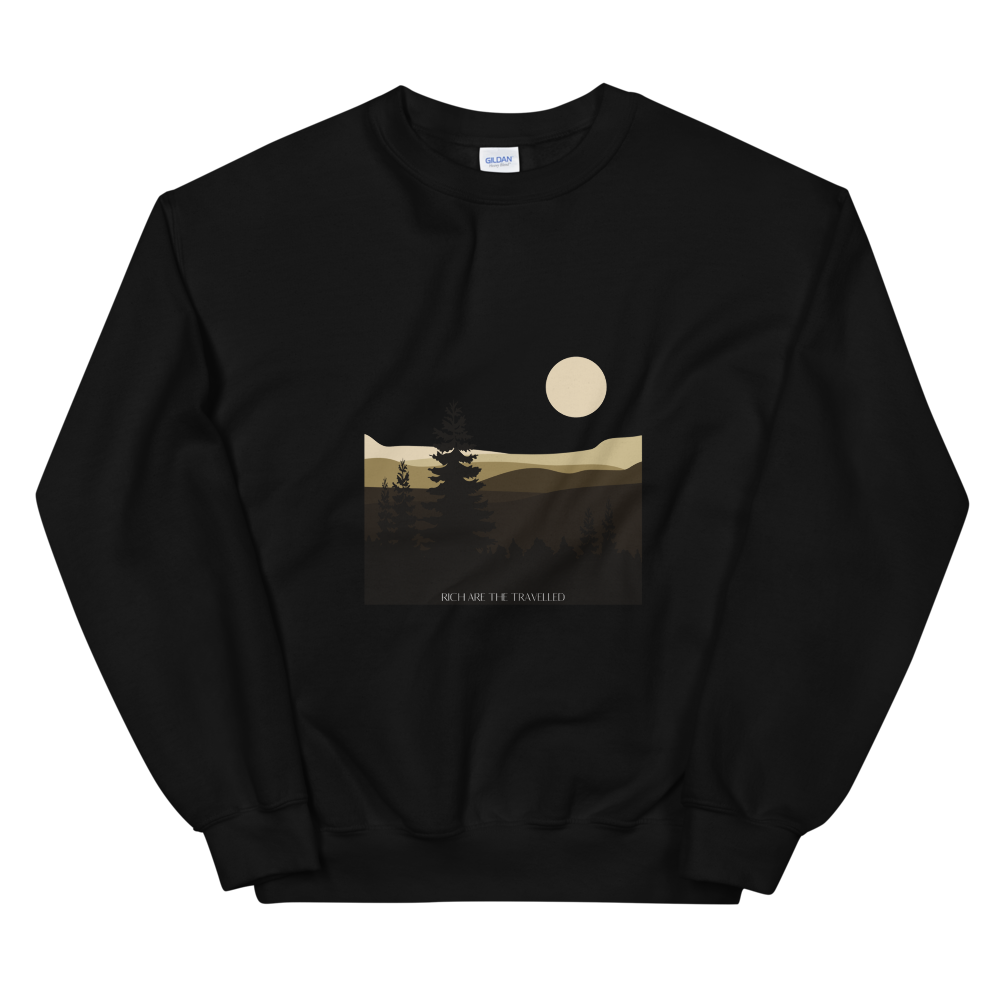 Rich Are the Travelled Scenic Unisex Sweatshirt