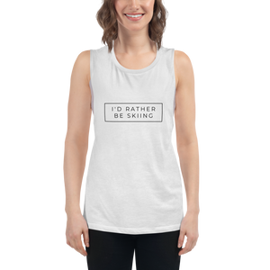 I'd Rather Be Skiing Women's Vest Tank Top